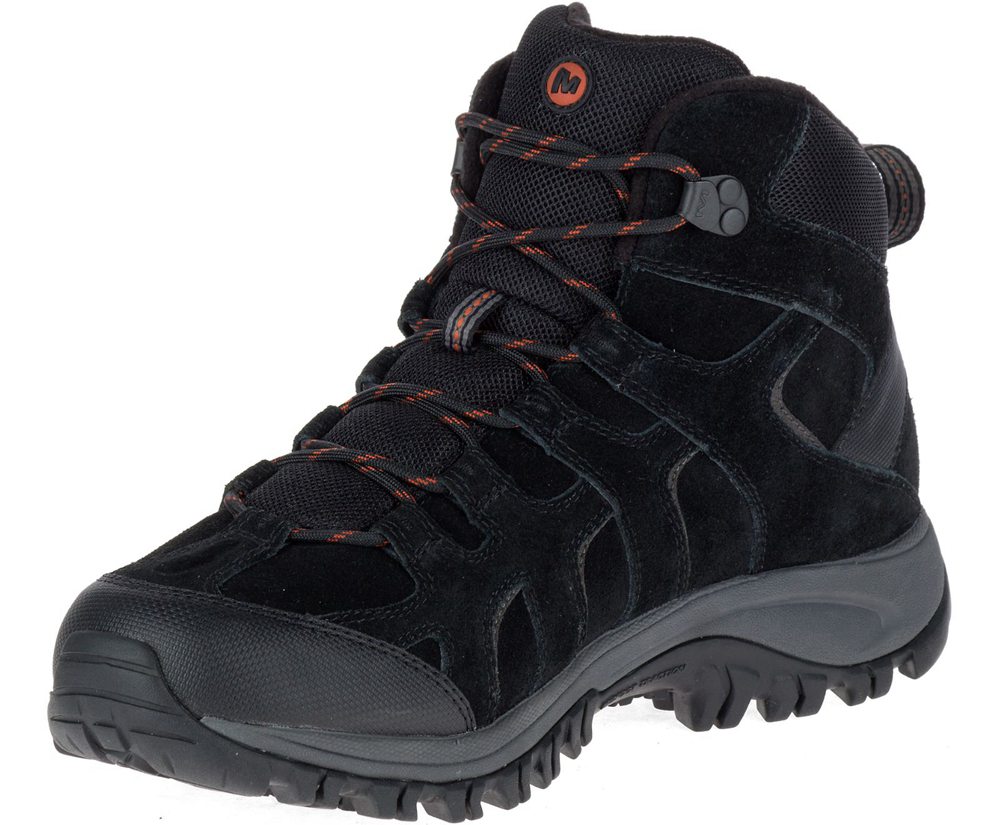 Kozaki Merrell Męskie Czarne - Phoenix 2 Mid Thermo - 478302-MVH